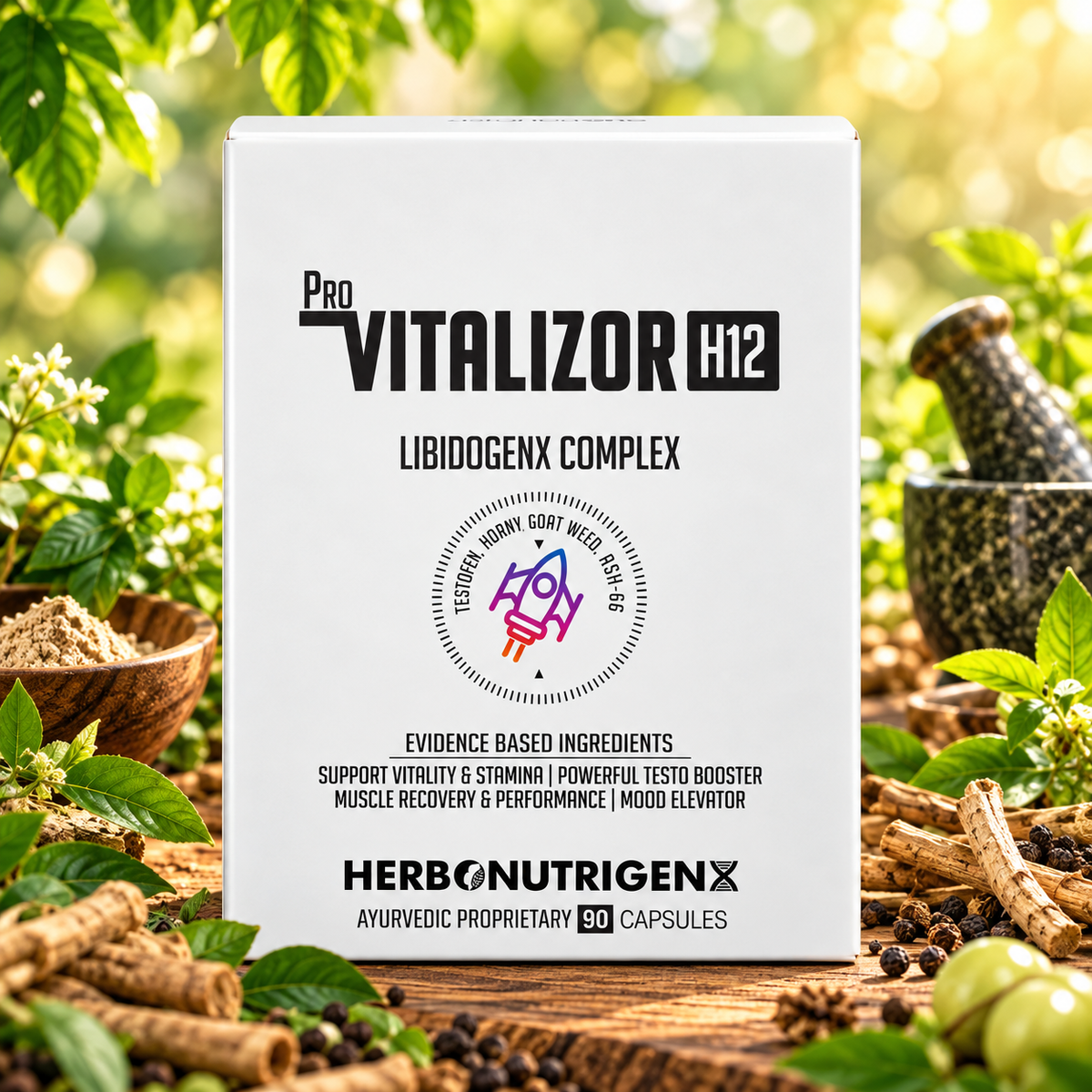Pro Vitalizor H12 – Ayurvedic Vitality & Stamina Formula